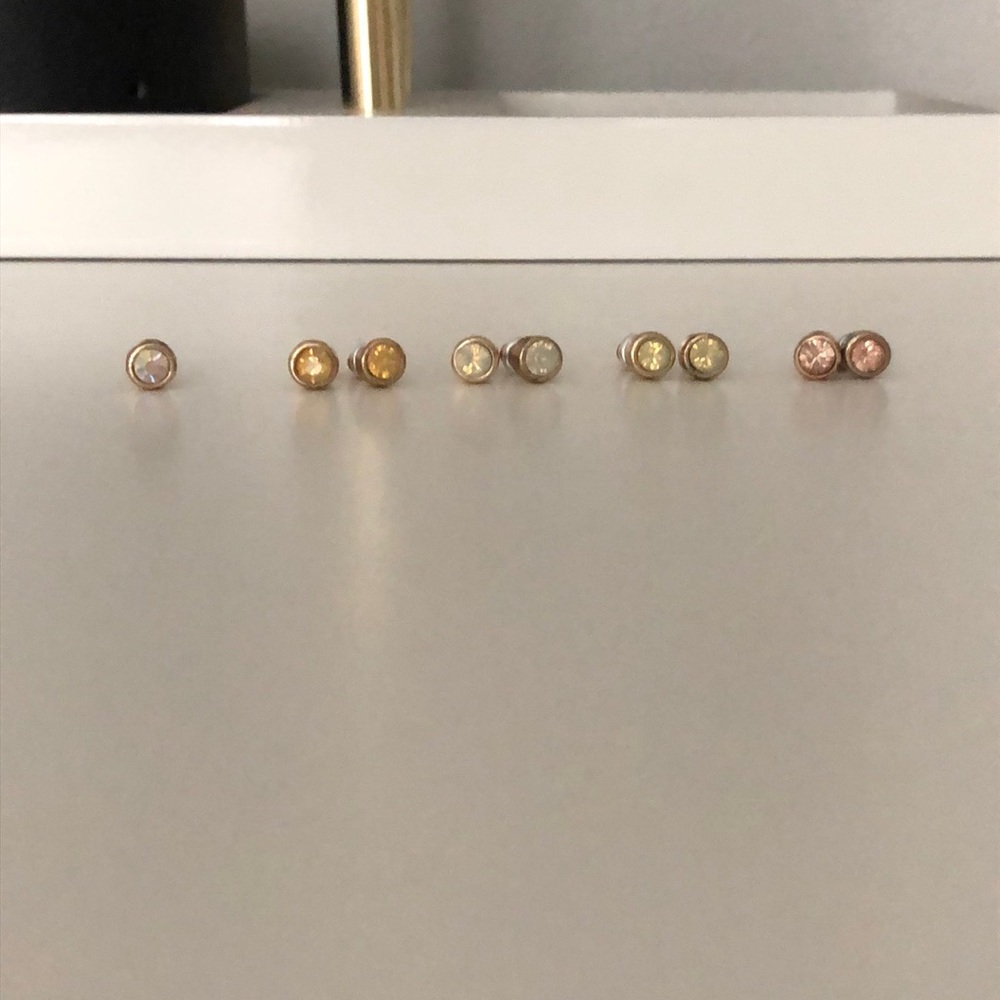 rhinestone earrings